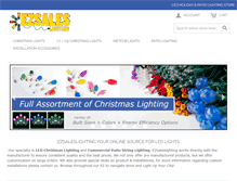 Tablet Screenshot of ezsaleslighting.com